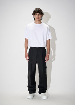 Wide Leg Wool Trousers Past Tense