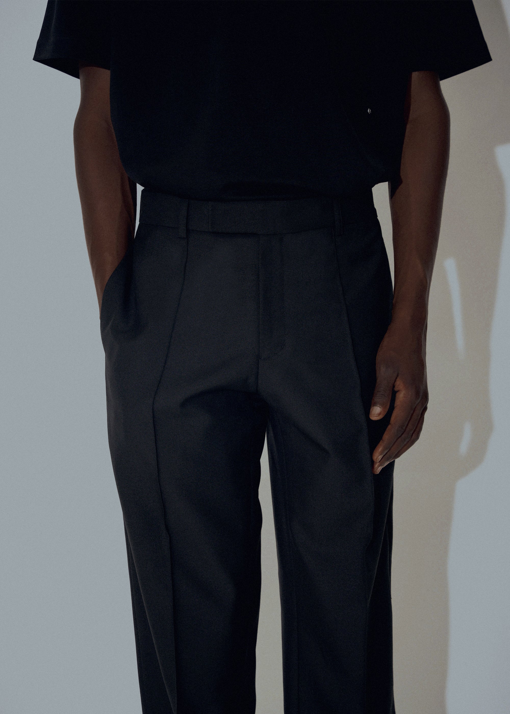 Regular Fit Wool Trousers SS24 Past Tense